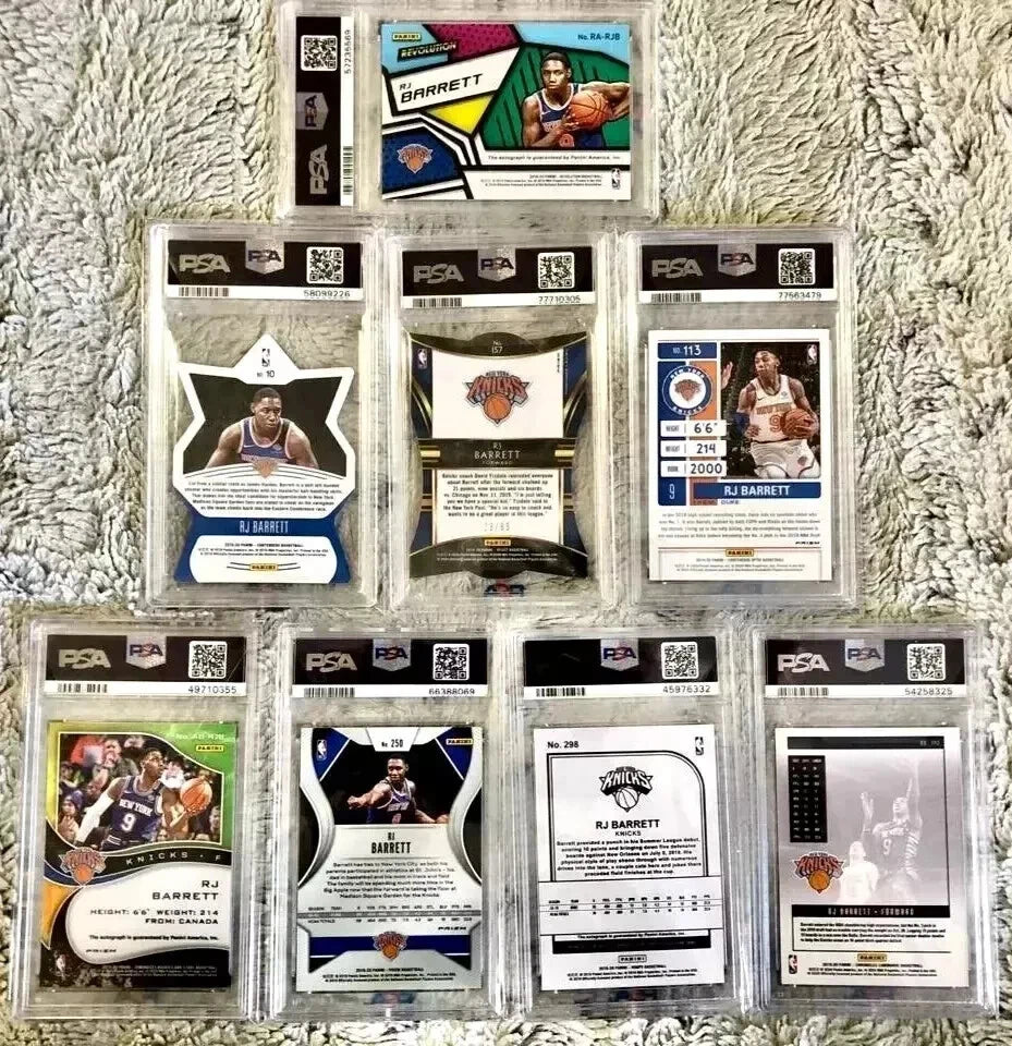 Zion Williamson Ja Morant RJ Barrett Jordan Poole Tyler Herro Rookies PSA 9 10